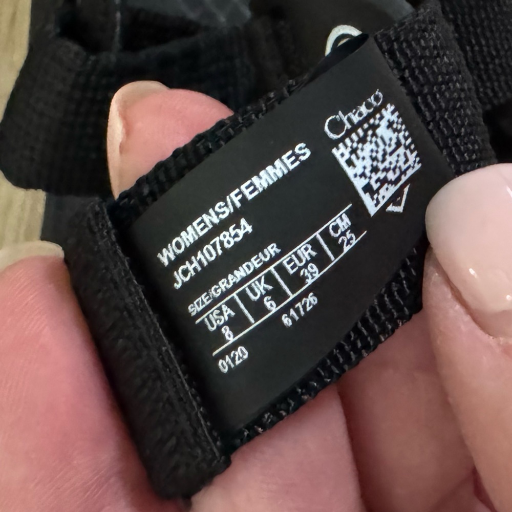 Chaco Black Adjustable Sandals - image 3